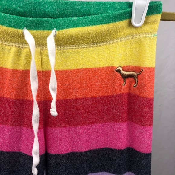 Victoria's Secret PINK Rainbow Sleep Bottom SOLD - Picture 4 of 15